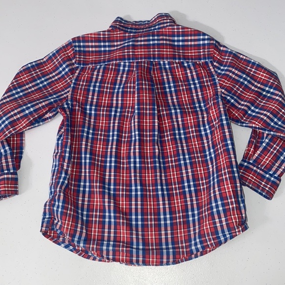 Vineyard Vines Toddler Boy Long Sleeve Button Down Plaid Dressy Shirt Size 4t - Picture 7 of 10
